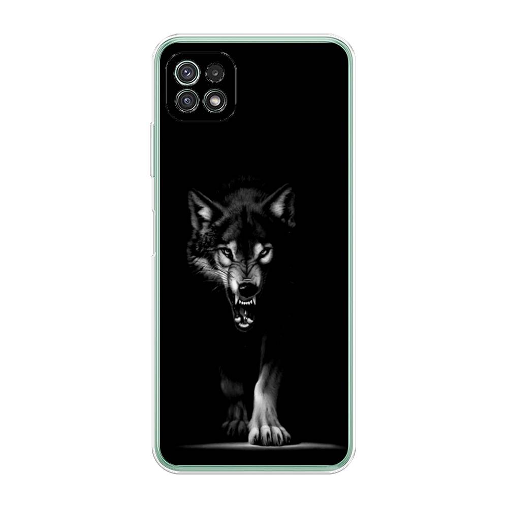 фото Чехол awog "волк выходит из ночи" для samsung galaxy a22s 5g