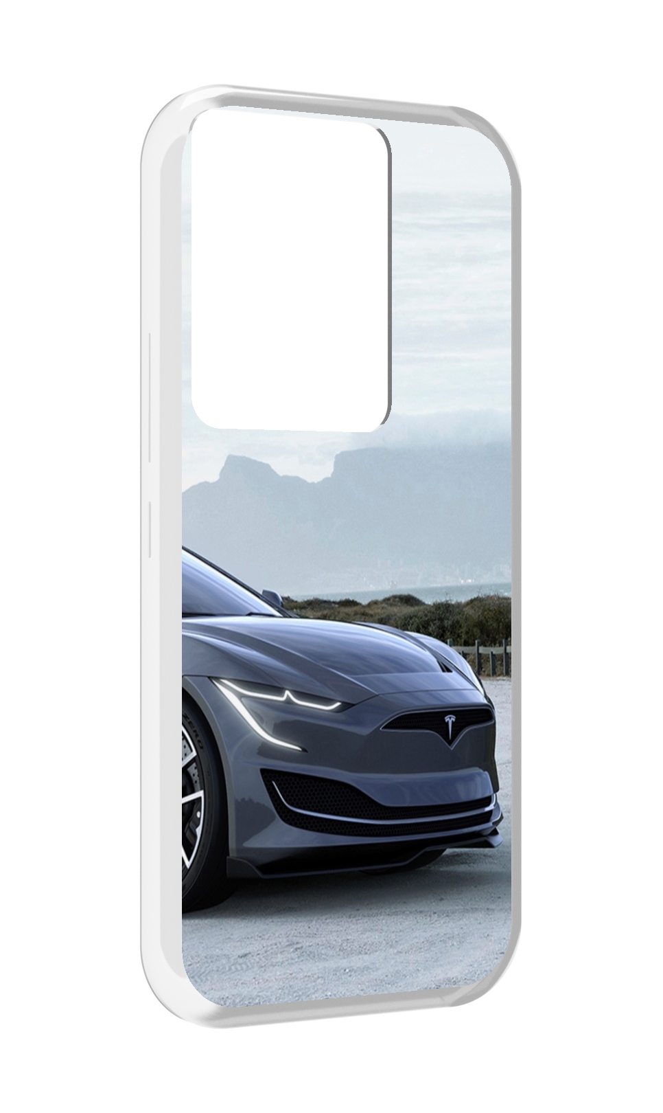 

Чехол MyPads tesla 2 мужской для Itel Vision 3 Plus / Itel P38 Pro, Прозрачный, Tocco