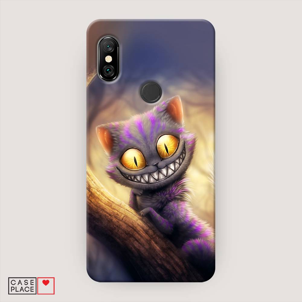 фото Пластиковый чехол "cheshire cat" на xiaomi redmi note 6 pro awog