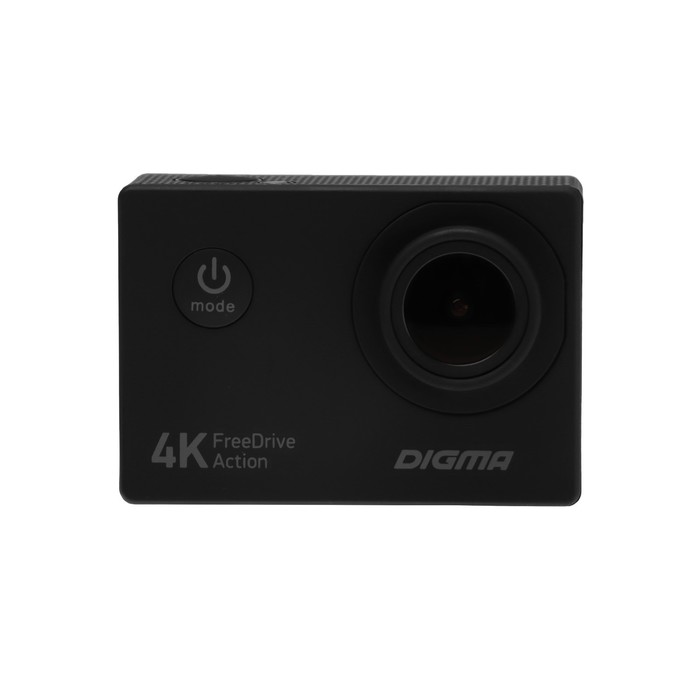 DIGMA Видеорегистратор Digma FreeDrive Action 4K, 8Mpix, 2160x3840, 2160p, черный