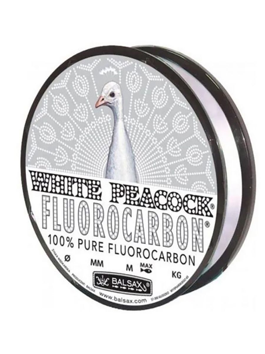 

Флюорокарбоновая поводочная леска Balsax White Peacock Fluorocarbon (3 / 0.2 / 3.87 / 50 /, Прозрачный, White Peacock Fluorocarbon