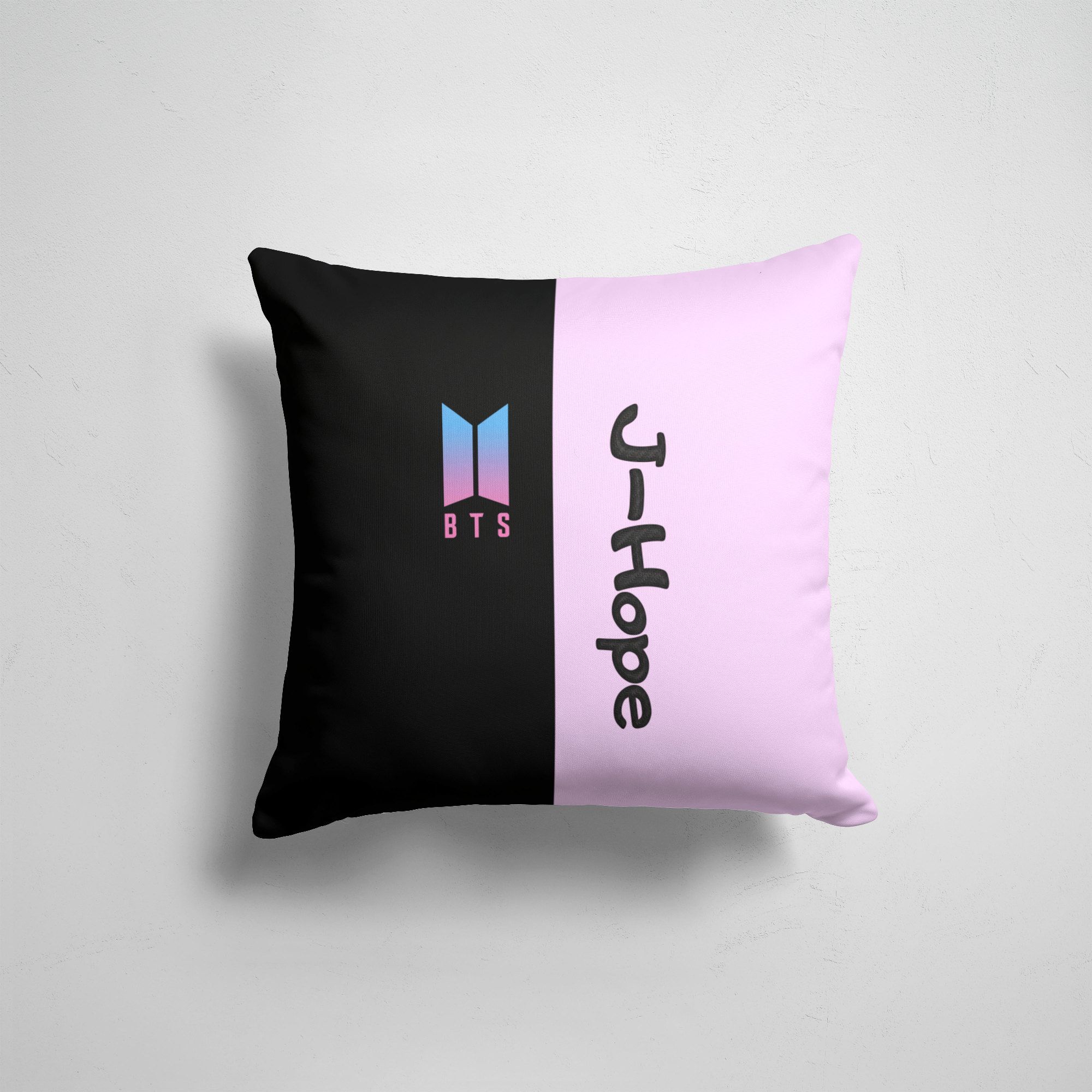 

Подушка декоративная 45х45см K pop BTS J hope, Разноцветный