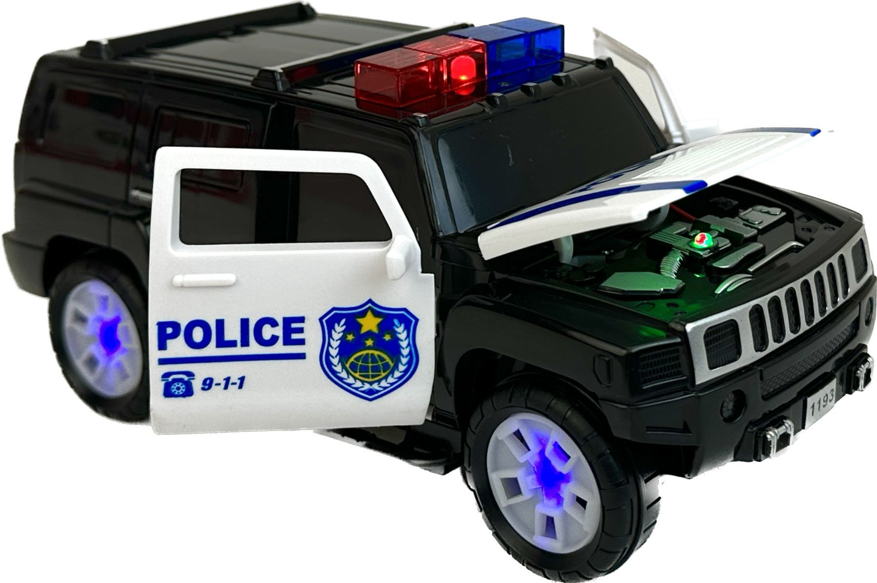 Полицейская Машина Klox Toys Police, джип едет в произвольном направлении полицейская машина klox toys stunt car едет в произвольном направлении