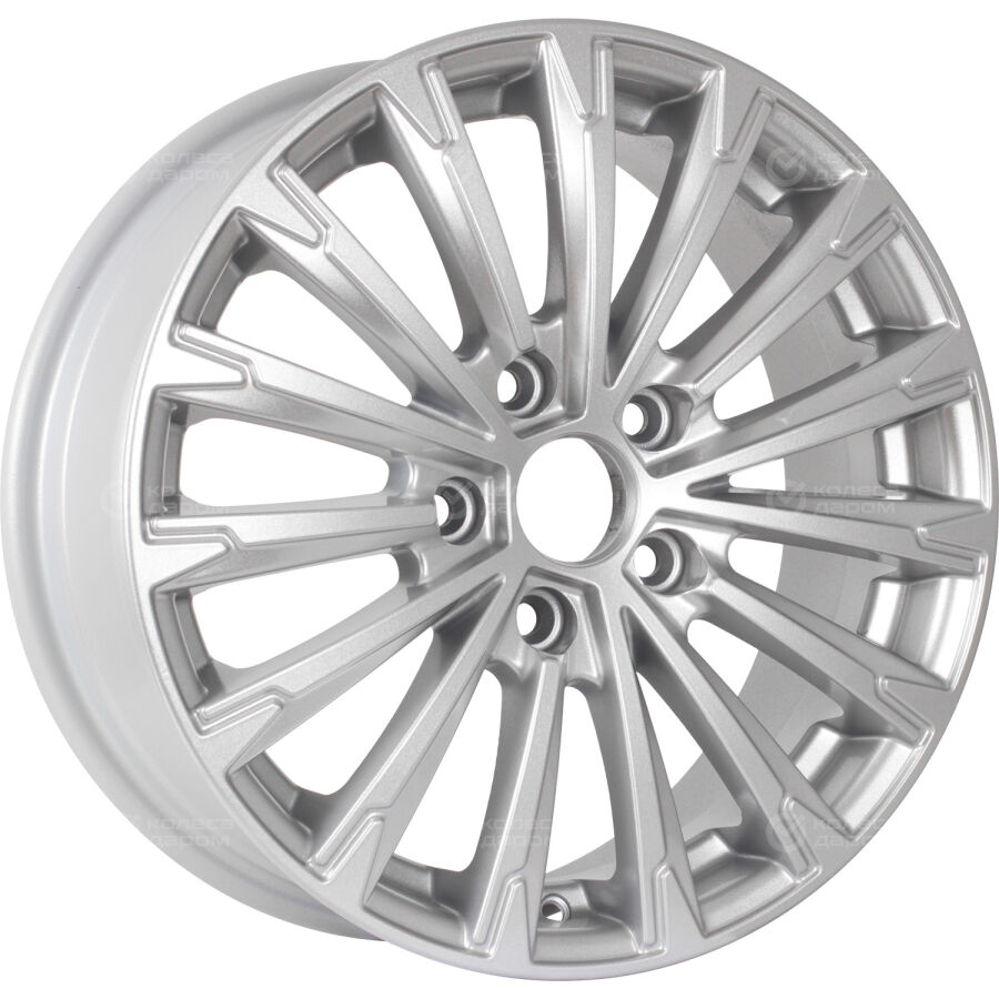 KDW KD1610 R16x6.5 4x100 ET50 CB60.1 Silver Painted