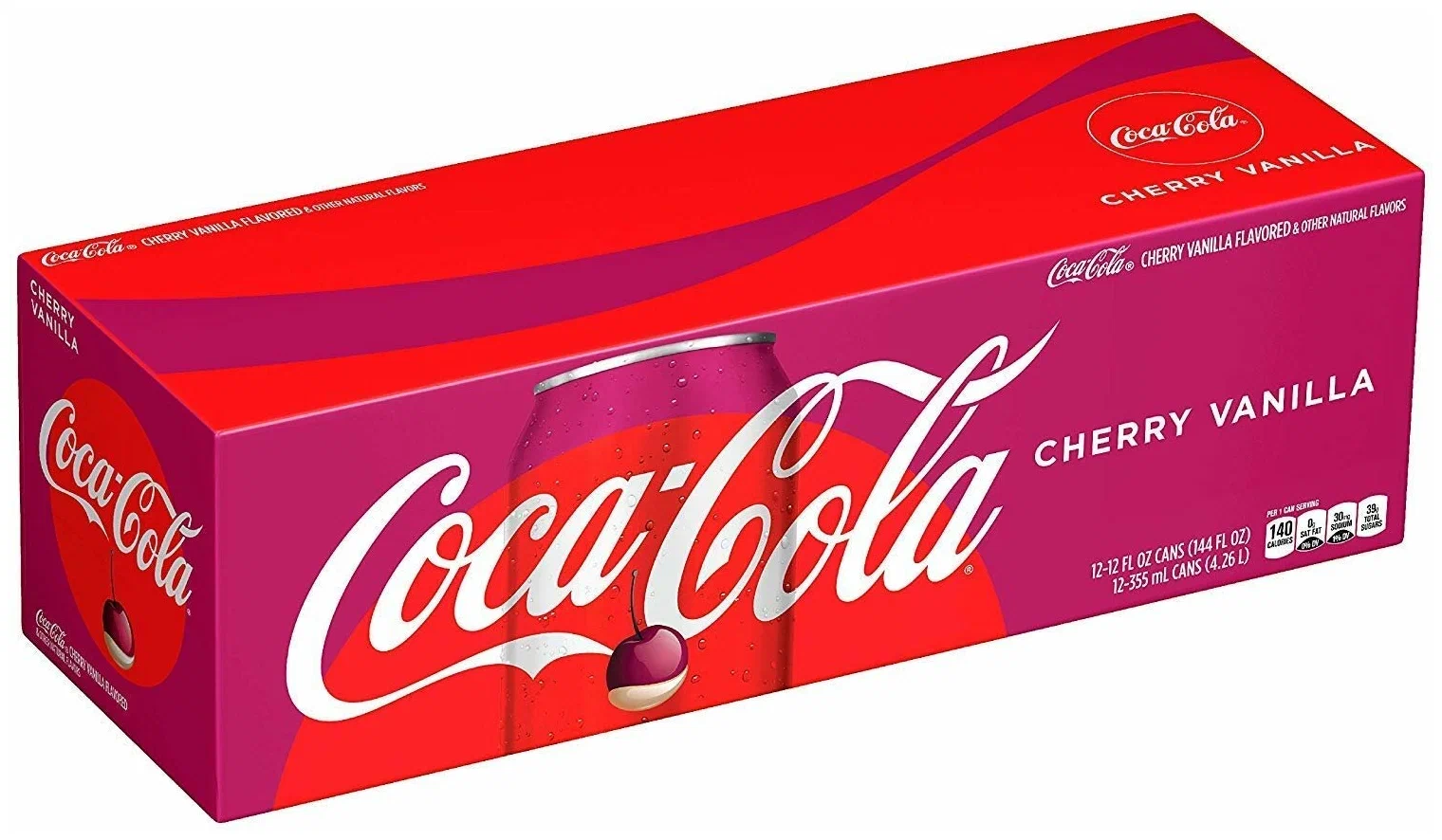 Напиток газированный Coca-Сola Cherry Vanilla, 12 шт по 0,35 л