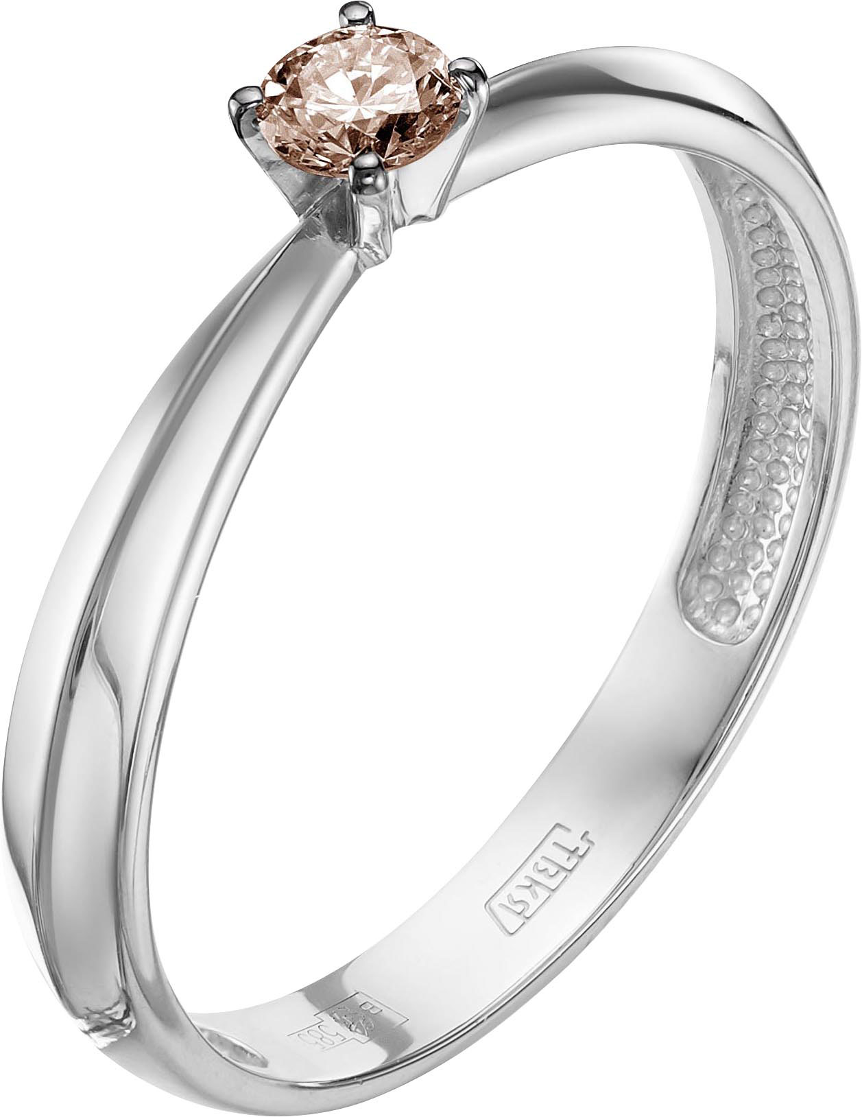 

Кольцо из белого золота с бриллиантом р. 17,5 Vesna jewelry 1059-256-09-00, 1059-256-09-00