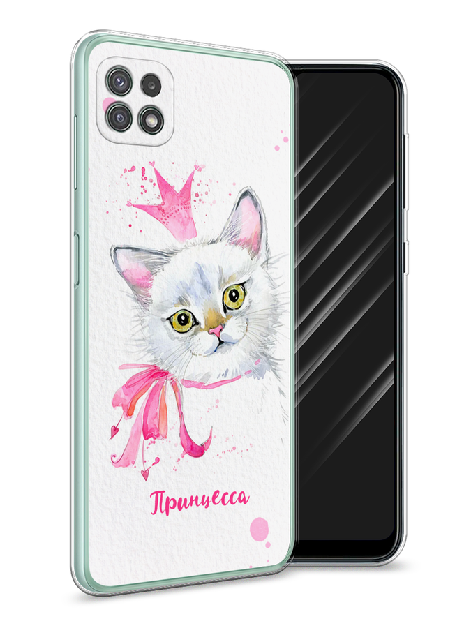 

Чехол Awog на Samsung Galaxy A22s 5G / Самсунг A22s 5G "Моя принцесса", Белый;розовый;серый, 2104250-6