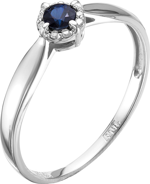 

Кольцо из белого золота с бриллиантом р. 17 Vesna jewelry 1409-251-03-00, 1409-251-03-00