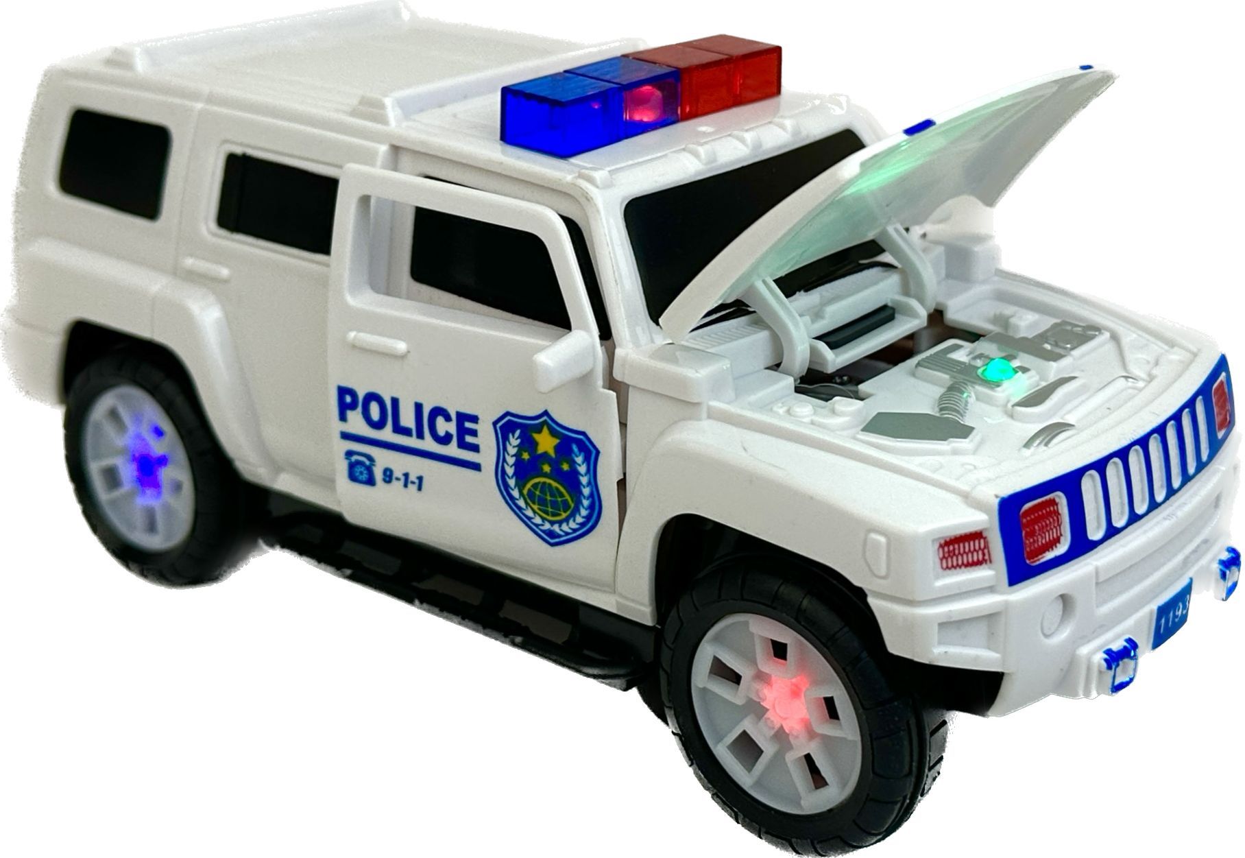 Полицейская Машина Klox Toys Police, едет в произвольном направлении полицейская машина klox toys stunt car едет в произвольном направлении
