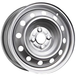 Колесный диск TREBL 52A35D R13 4*100 ET35 Dia 57.1, штампованный серебро для Volkswagen.