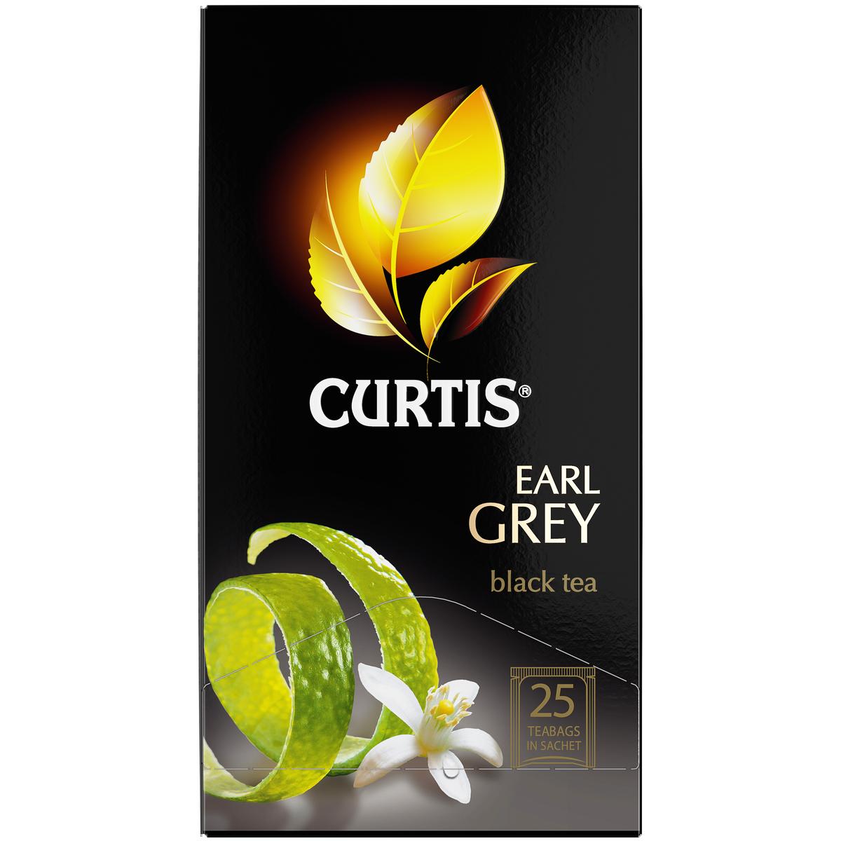 Чай черный Curtis earl grey 25 пакетиков