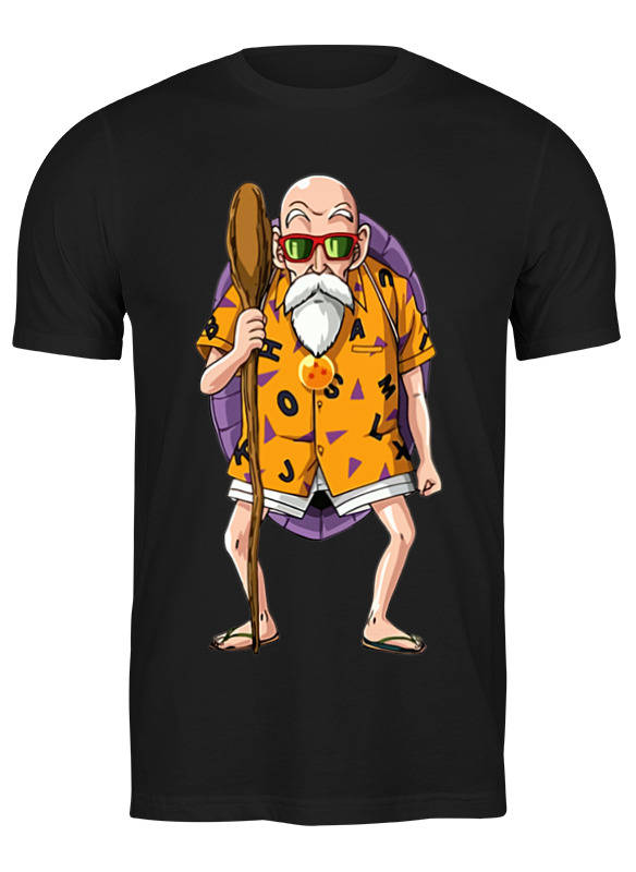 

Футболка мужская Printio Master roshi (dragon ball) черная M, Master roshi (dragon ball)