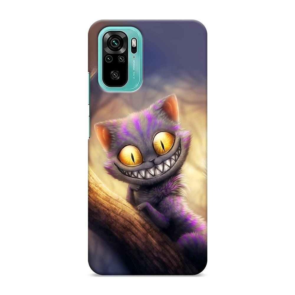 фото Пластиковый чехол "cheshire cat" на xiaomi redmi note 10s awog