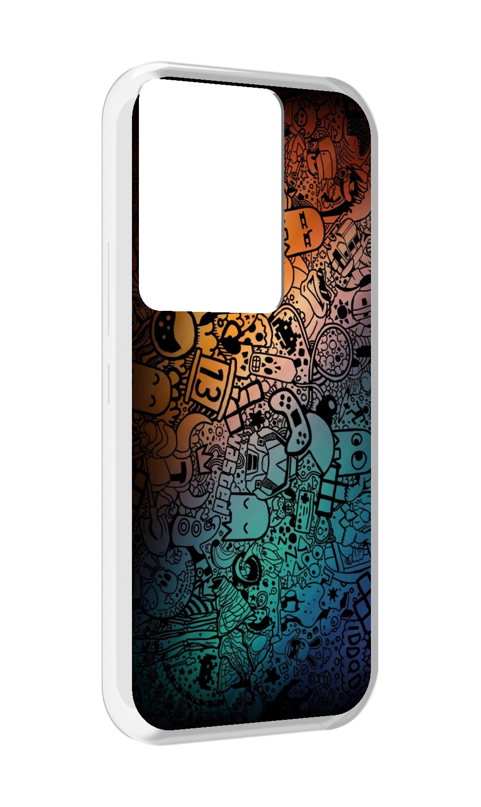 

Чехол MyPads стикеты в тени для Itel Vision 3 Plus / Itel P38 Pro, Прозрачный, Tocco