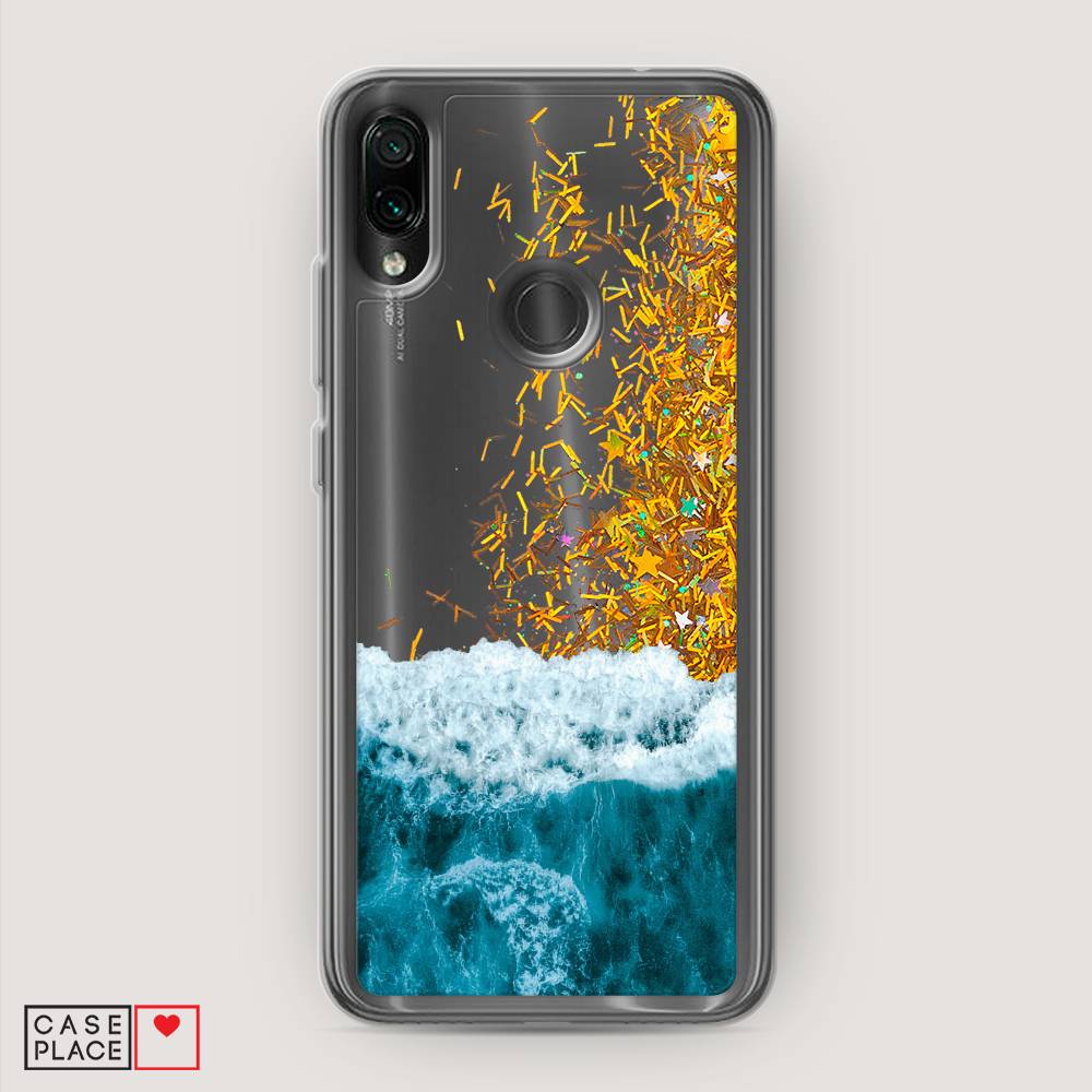 

Жидкий чехол с блестками "Морская пучина" на Xiaomi Redmi 7, 35090-1