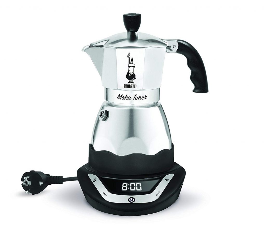 

Кофеварка Bialetti Moka timer 6 6093, Серебристый