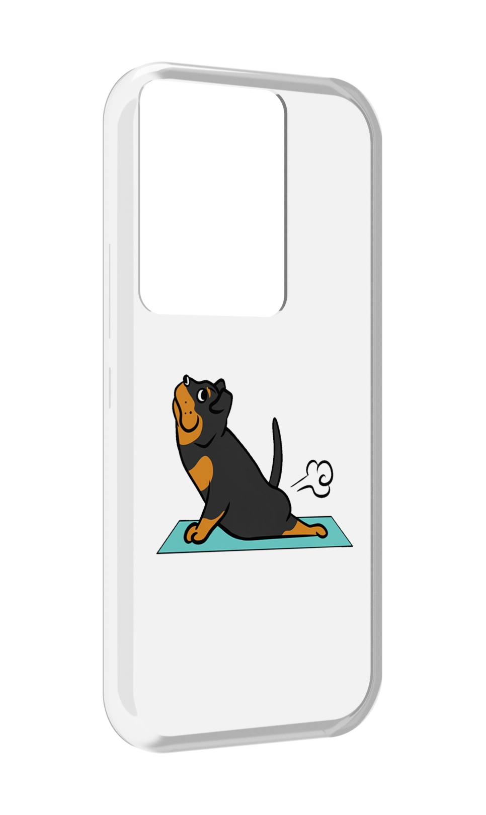 

Чехол MyPads спортивная-собачка для Itel Vision 3 Plus / Itel P38 Pro, Прозрачный, Tocco