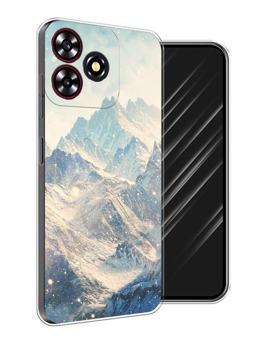 

Чехол Awog на ZTE Blade A73 4G "Горы 4", Бирюзовый, 136450-1