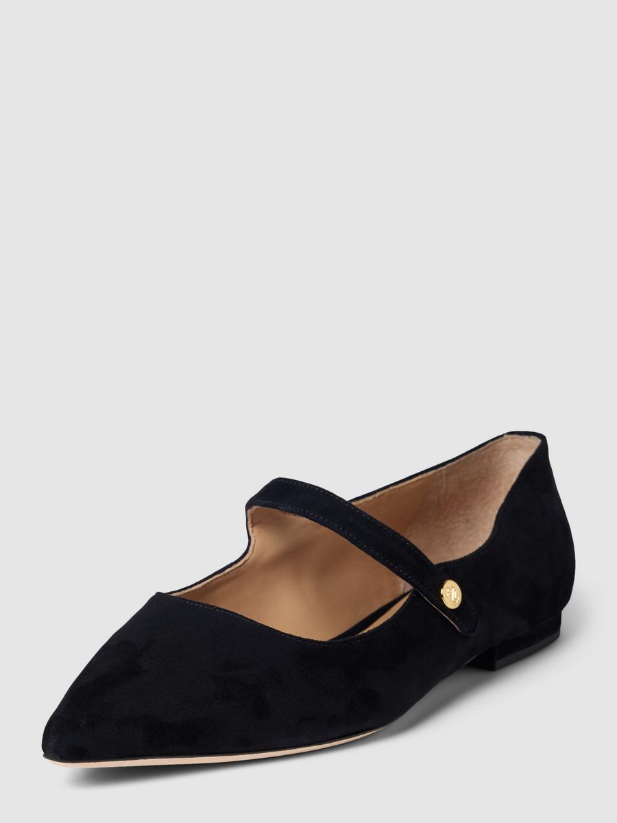 

Балетки женские Ralph Lauren 802922171 черные 38 EU, Черный, 802922171