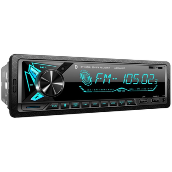 Автомагнитола Aura AMH-440BT USB, multicolor