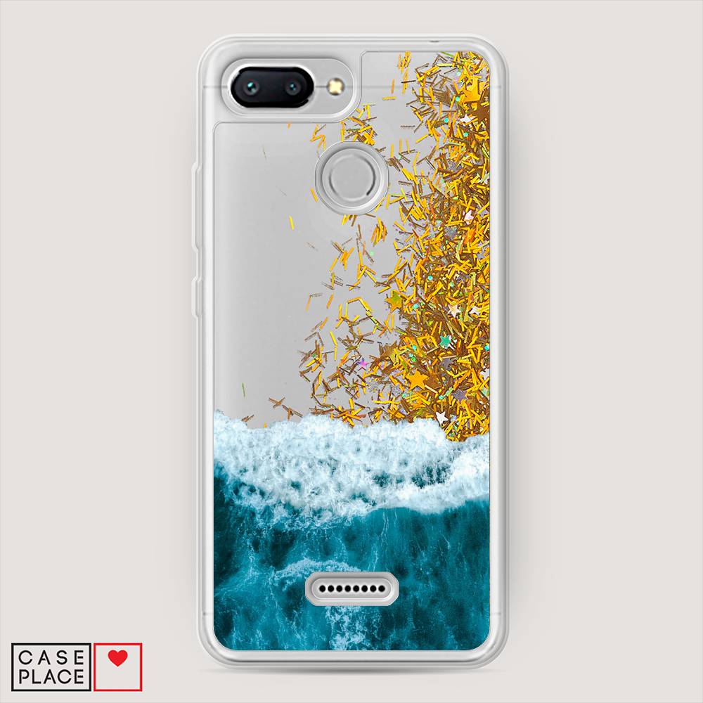 

Жидкий чехол с блестками "Морская пучина" на Xiaomi Redmi 6, 33890-1