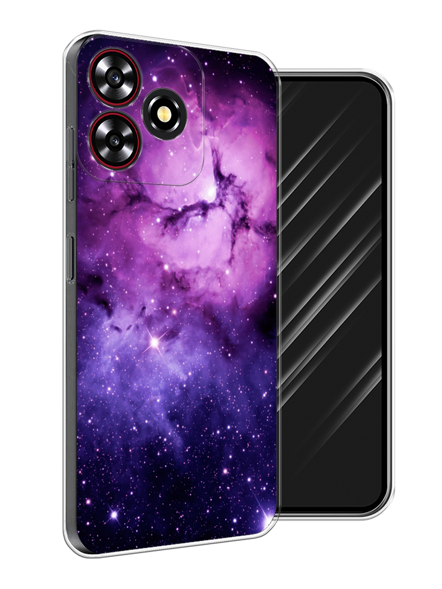 

Чехол Awog на ZTE Blade A73 4G "Космос 18", Фиолетовый;черный;белый, 136450-1