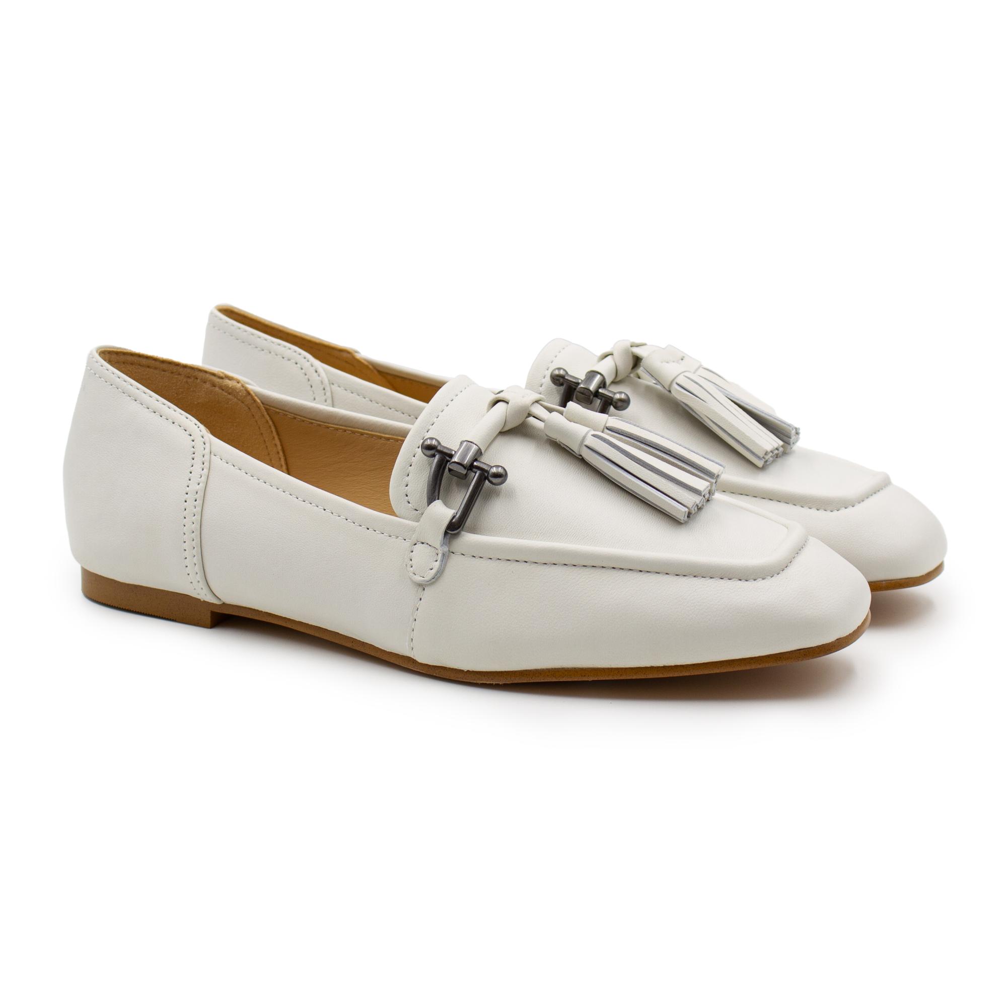 

Лоферы женские Clarks Pure2 Tassel 26164422 белые 38 EU, Pure2 Tassel 26164422