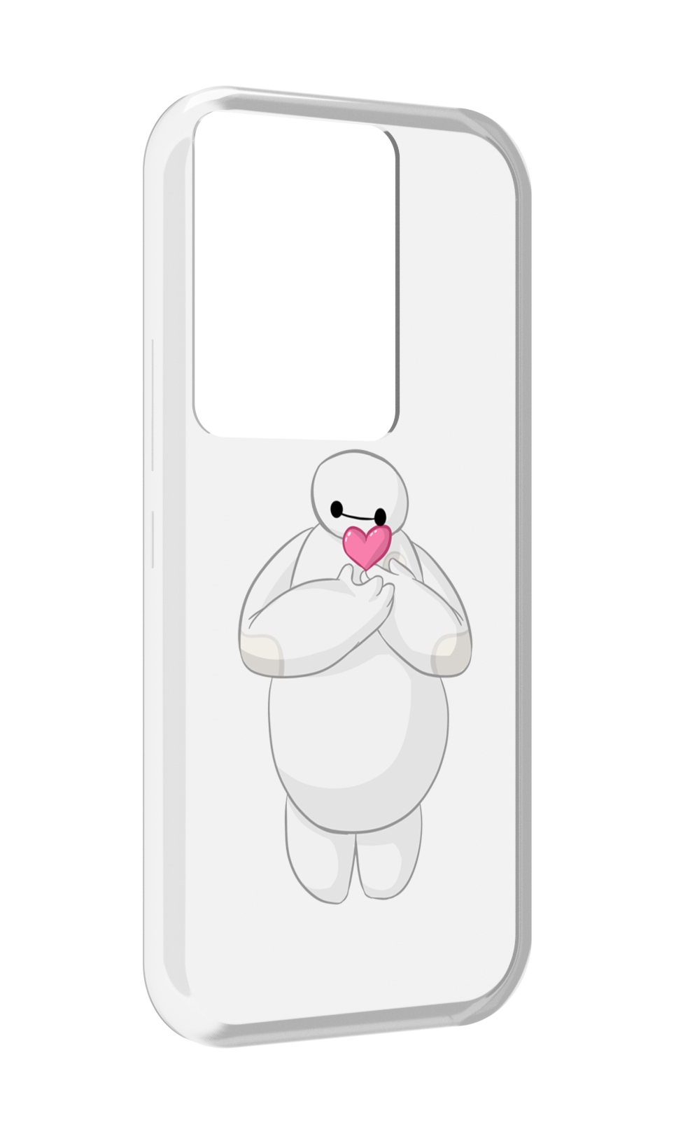 

Чехол MyPads снеговик-с-сердечком для Itel Vision 3 Plus / Itel P38 Pro, Прозрачный, Tocco
