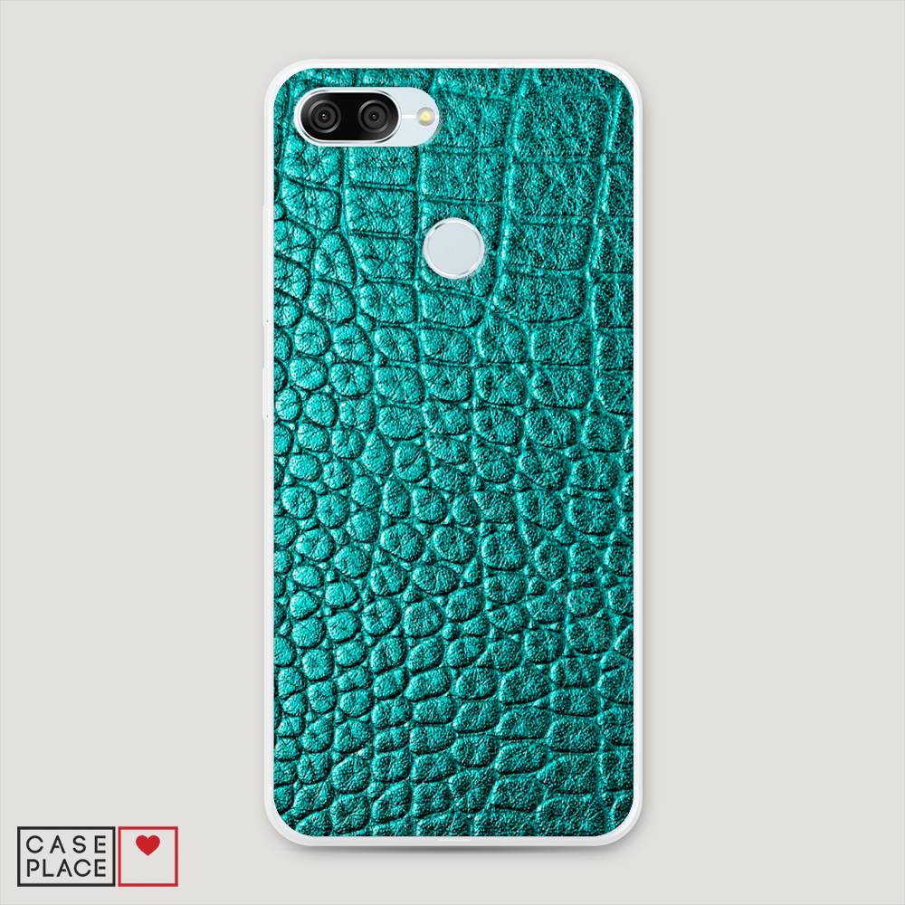 фото Чехол awog "бирюзовая змея" для asus zenfone max plus m1 zb570tl