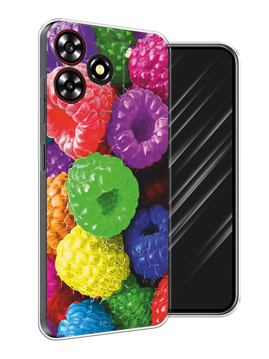 

Чехол Awog на ZTE Blade A73 4G "Разноцветная малина", Разноцветный, 136450-1