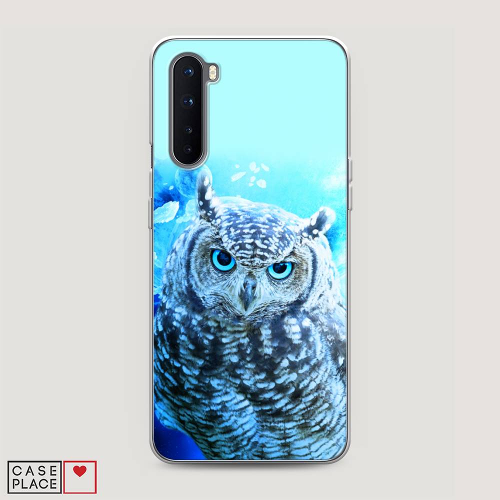 

Чехол Awog на OnePlus Nord / ВанПлас Nord "Сова арт 7", Синий;голубой, 151350-1