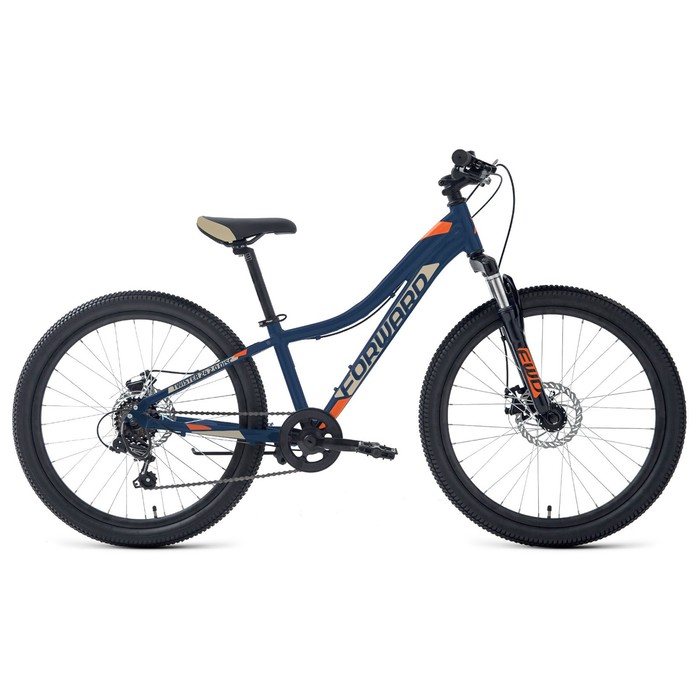 

Forward Велосипед 24" Forward Twister 2.0 D, 2022, цвет темно-синий/оранжевый, размер 12"