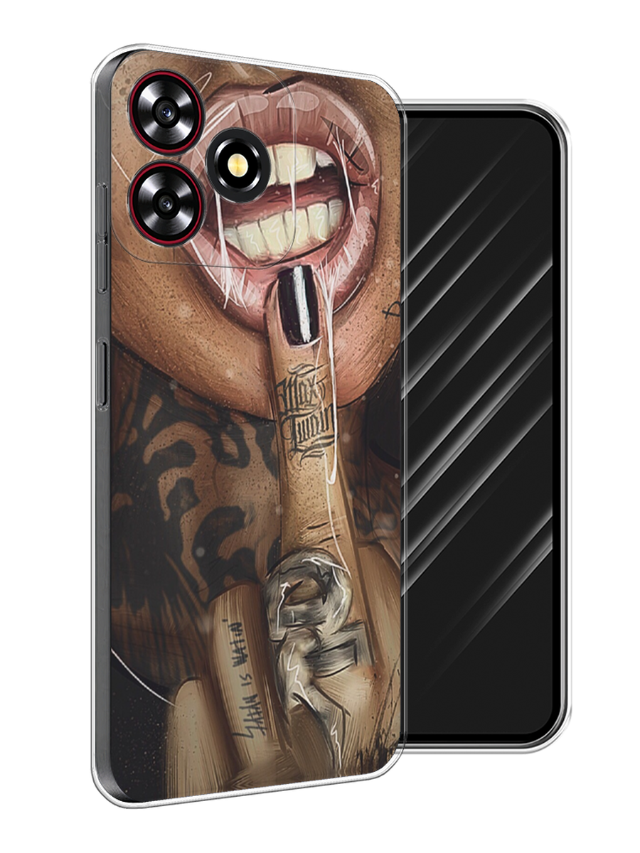 

Чехол Awog на ZTE Blade A73 4G "Девушка с татуировками", 136450-1