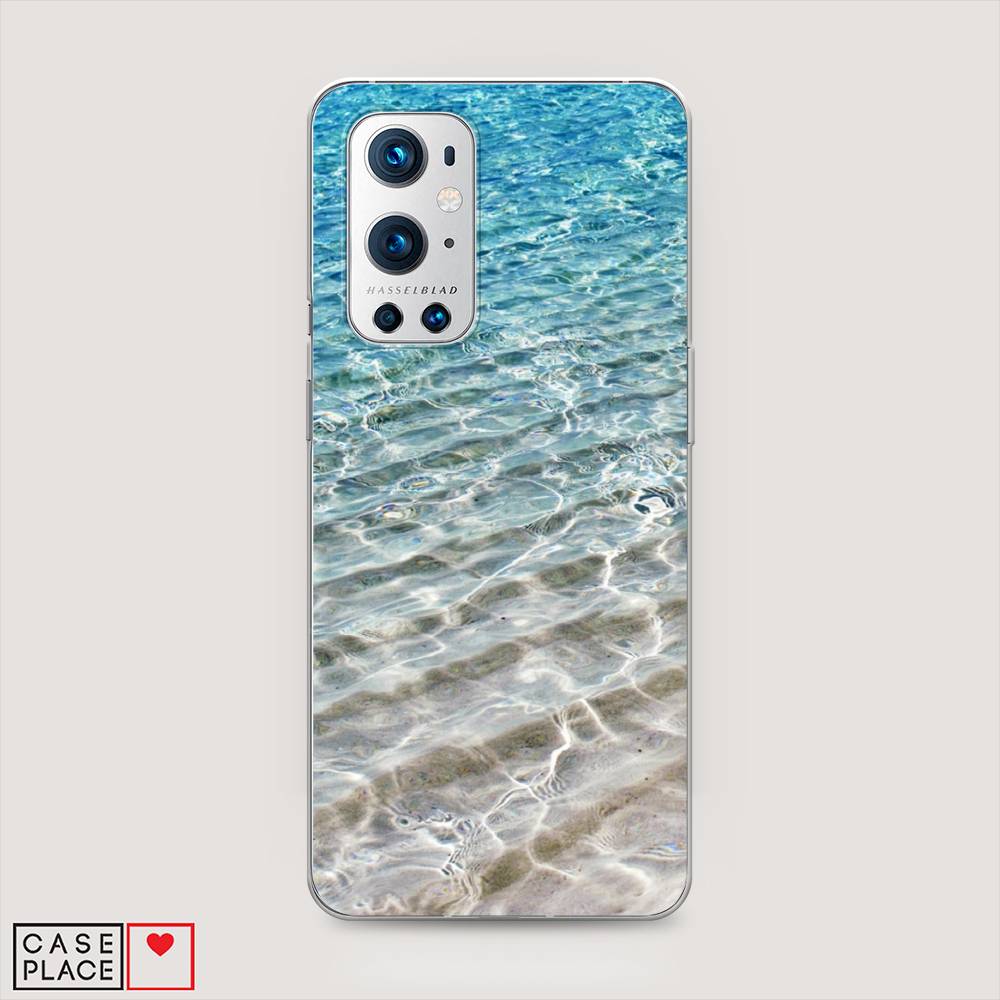 

Чехол Awog на OnePlus 9 Pro / ВанПлас 9 Pro "Волны 10", Голубой, 151550-4