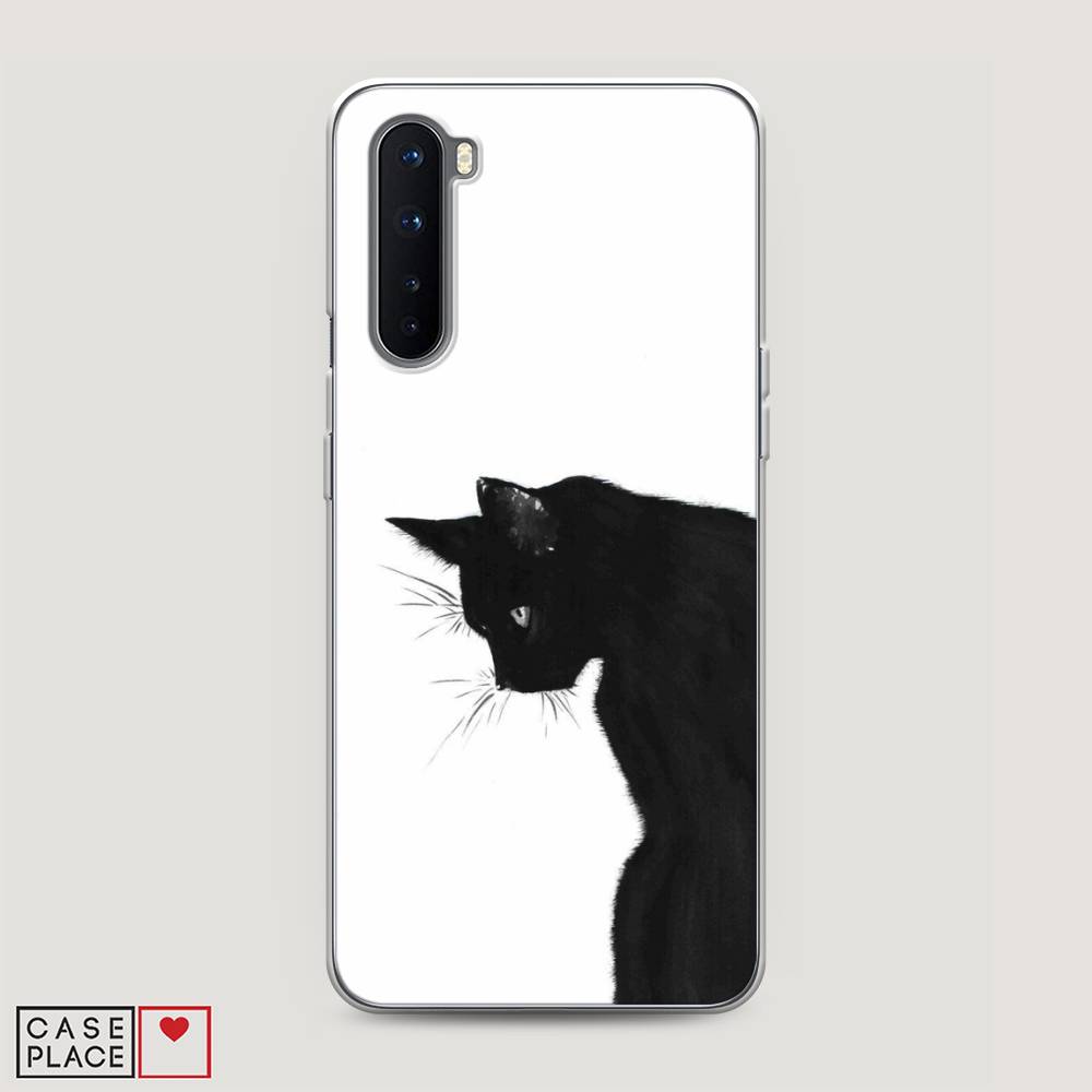 

Чехол Awog на OnePlus Nord / ВанПлас Nord "Black cat", Черный;белый, 151350-1