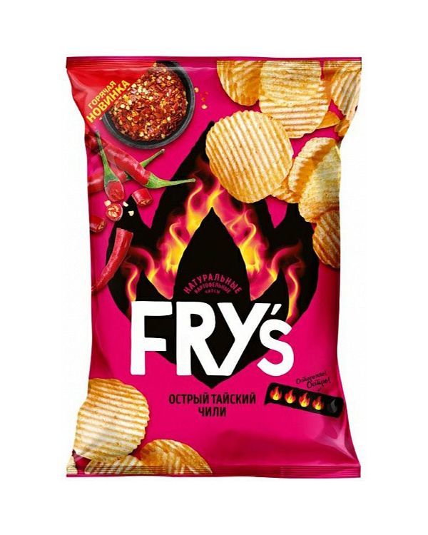 Чипсы картофельные Fry's огненный чили 70 г
