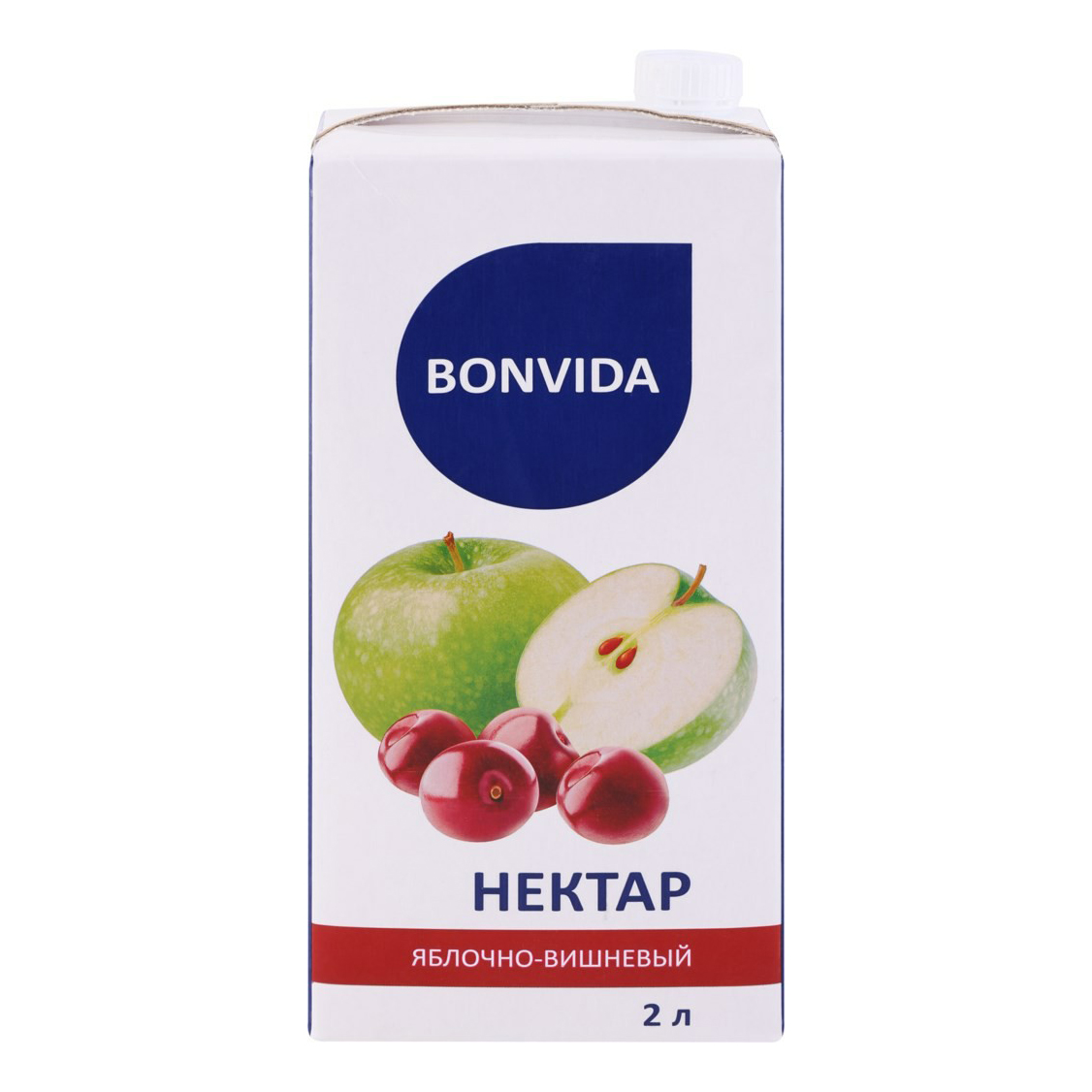 Нектар Bonvida Яблочно-вишневый 2 л