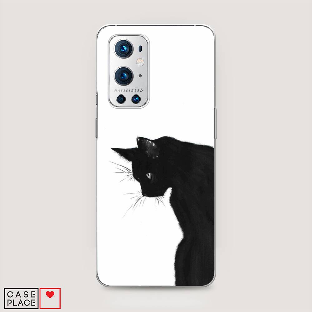 

Чехол Awog на OnePlus 9 Pro / ВанПлас 9 Pro "Black cat", Черный;белый, 151550-1
