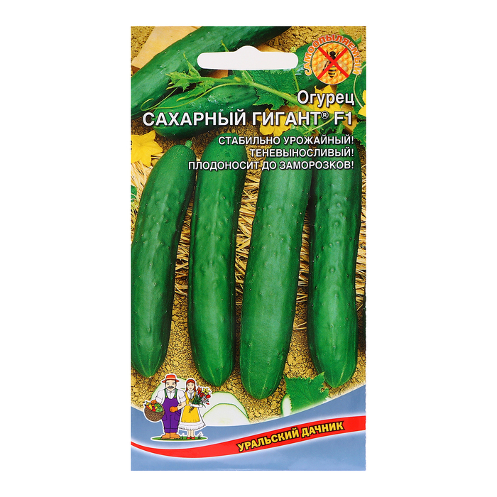 

Семена огурец Сахарный гигант Уральский дачник 7701082 1 уп.