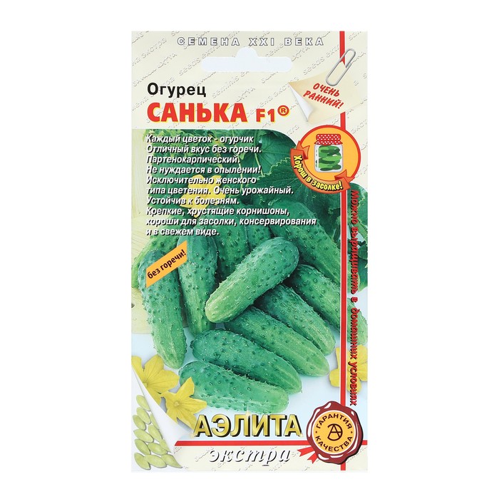 

Семена огурец Санька F1 Аэлита 7073246 1 уп.