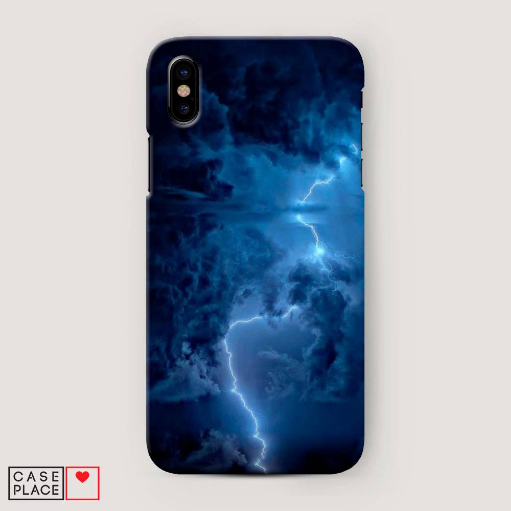 

Пластиковый чехол "Молния" на Apple iPhone XS Max (10S Max), 11920-3