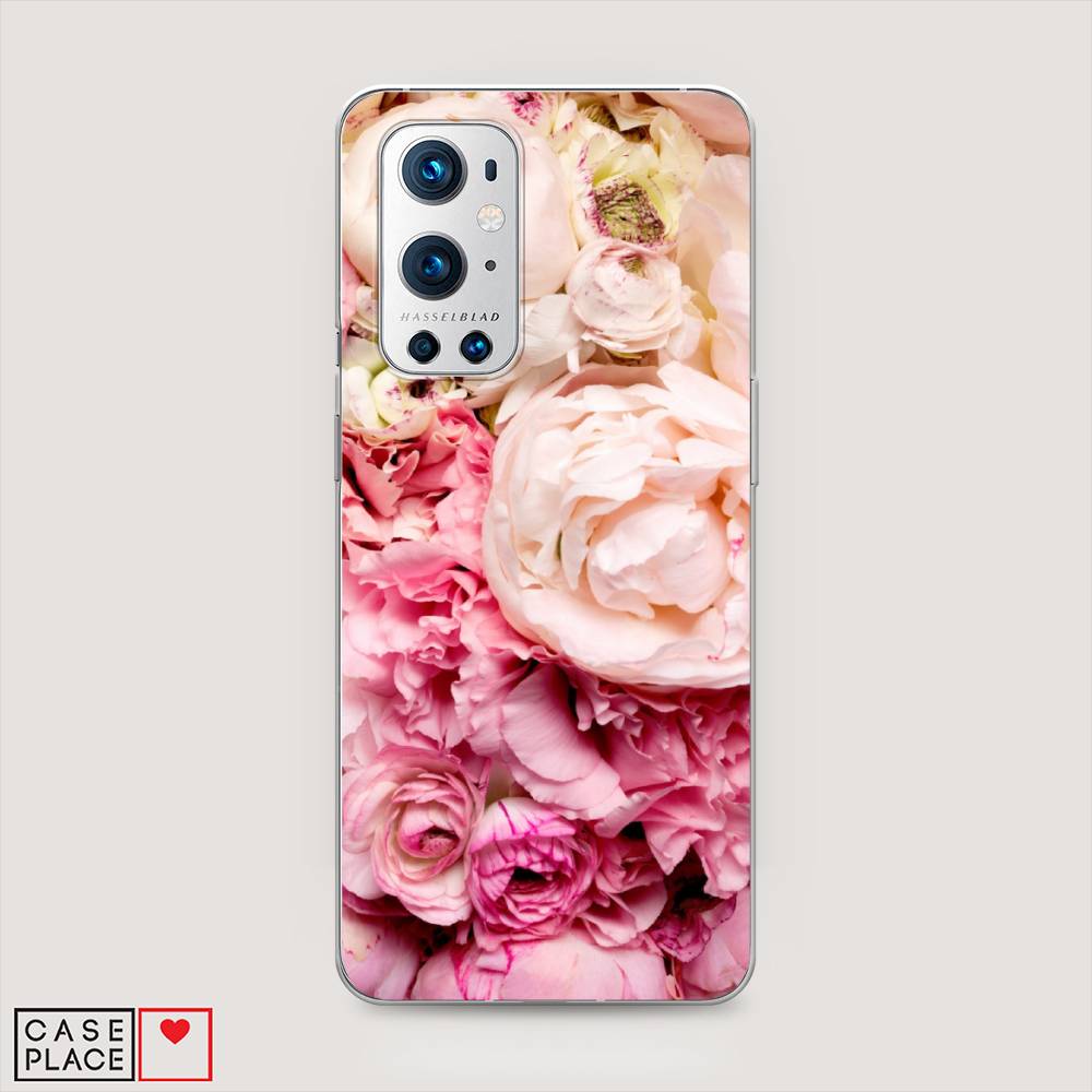 

Чехол Awog на OnePlus 9 Pro / ВанПлас 9 Pro "Пионы яркие", Розовый, 151550-8