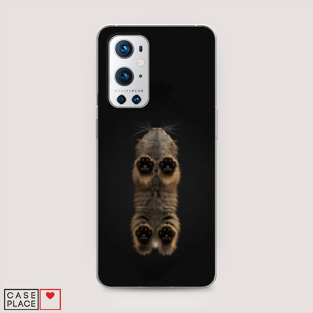 

Чехол Awog на OnePlus 9 Pro / ВанПлас 9 Pro "Кошачьи лапки", Черный, 151550-1