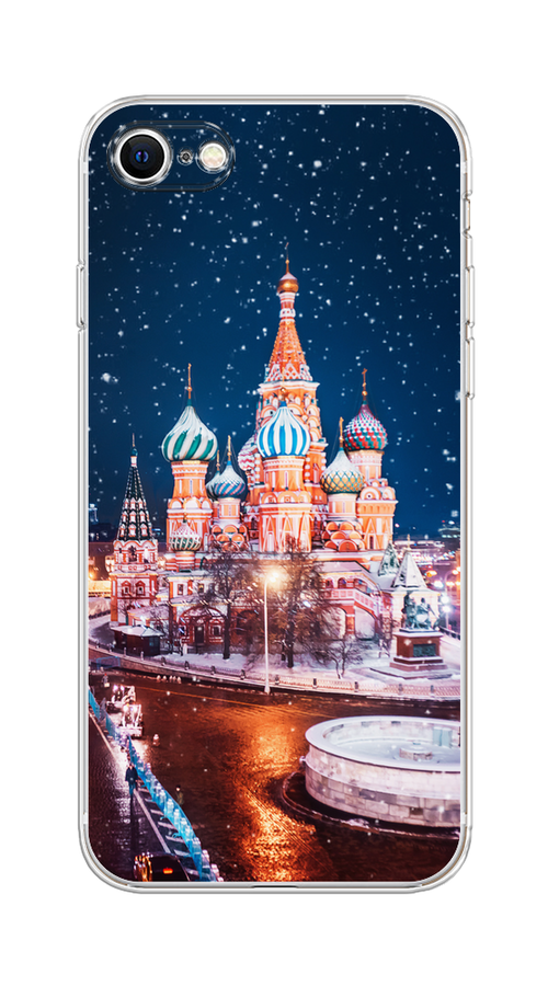 

Чехол на Apple iPhone 7/8/SE 2020/SE 2022 "Москва 1", Коричневый;синий;белый, 10850-1
