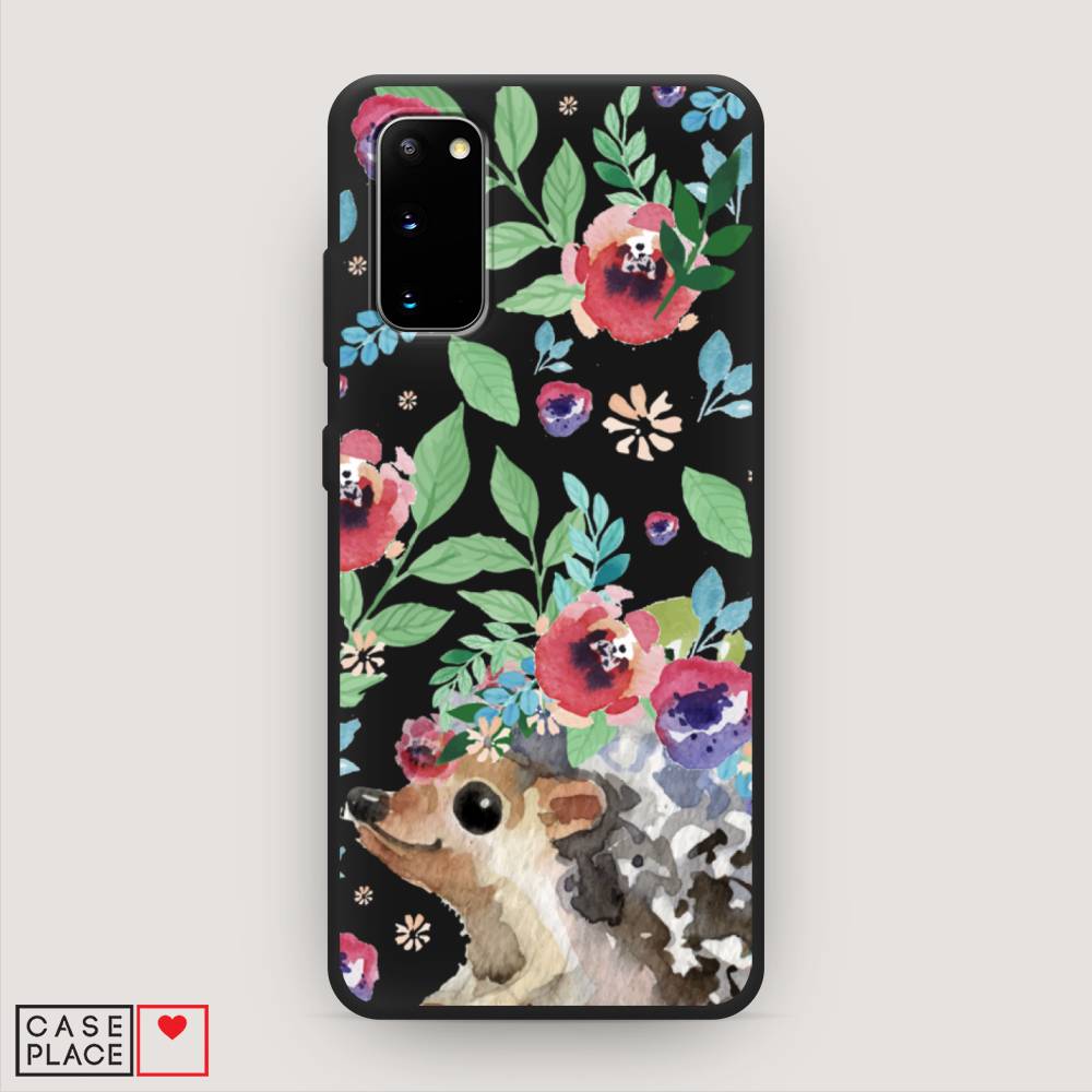 

Чехол Awog на Samsung Galaxy S20 "Ежик в цветах акварель", Разноцветный, 29252-1