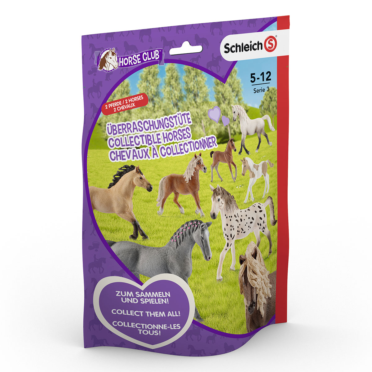 фото Фигурка schleich в пакетике, 2 шт, horse club, serie 3 87917/0771-3