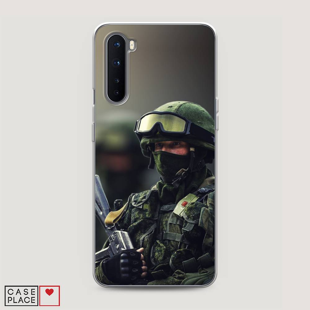 

Чехол Awog на OnePlus Nord / ВанПлас Nord "Солдат", Зеленый;серый, 151350-5