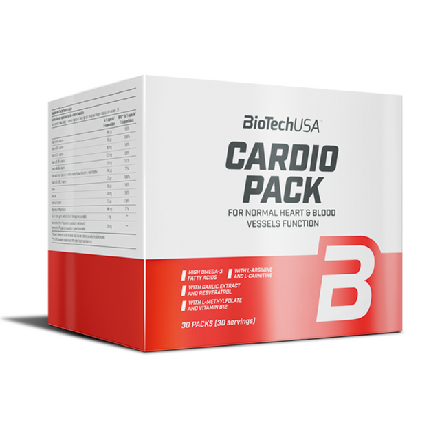 Витаминно-минеральный комплекс для сердца и сосудов BioTechUSA Cardio Pack 30 пак.