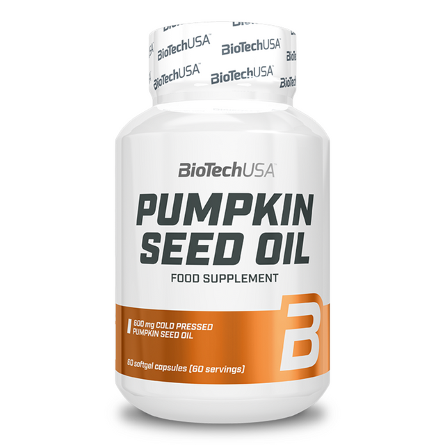 фото Тыквенное масло в капсулах biotechusa pumpkin seed oil 60 капс.