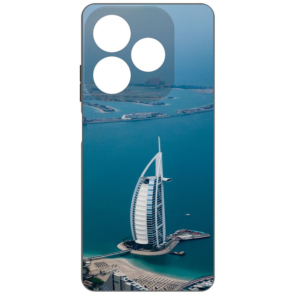 

Чехол-накладка Krutoff Soft Case ОАЭ, Бурдж-эль-Араб для INFINIX Smart 8 черный
